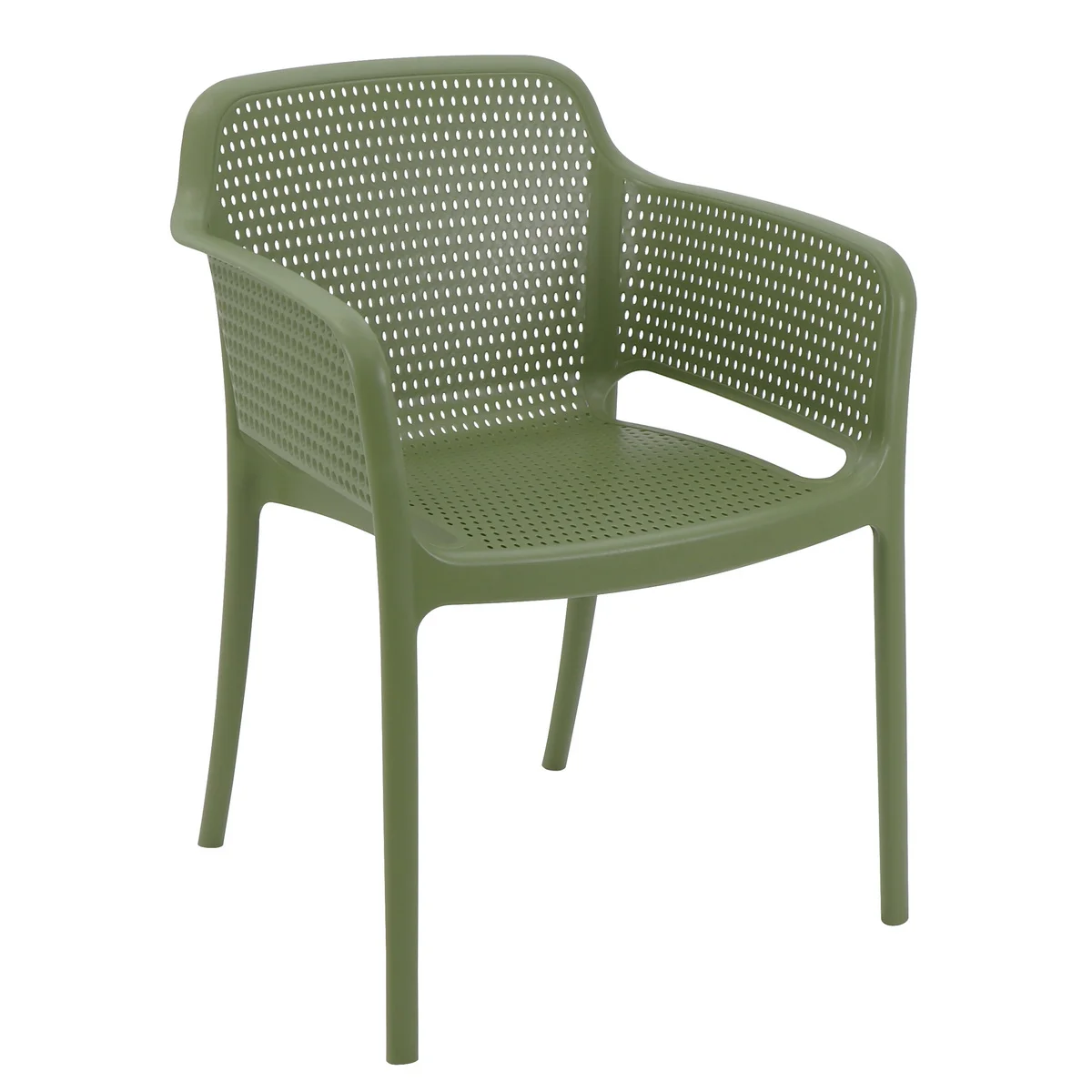 Cadeira Tramontina Summa Gabriela Eco em Polipropileno Oceano +Clean Verde Oliva