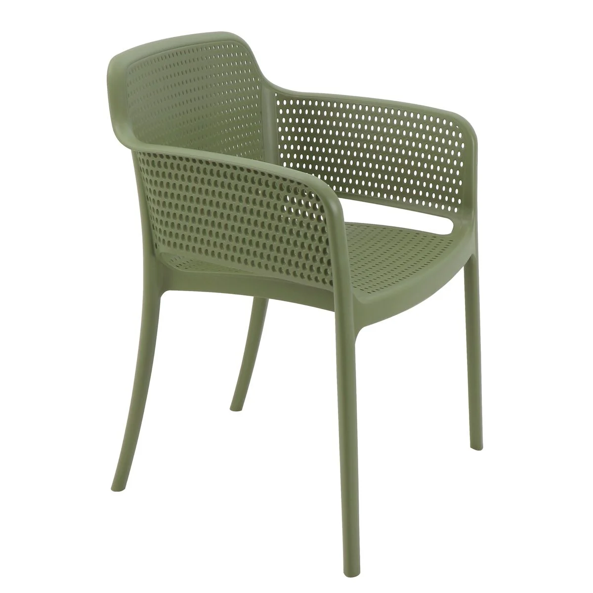 Cadeira Tramontina Summa Gabriela Eco em Polipropileno Oceano +Clean Verde Oliva