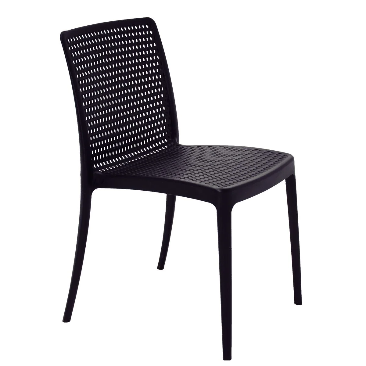 Cadeira Tramontina Summa Isabelle Eco em Polipropileno Oceano +Clean Preto