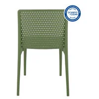 Cadeira Tramontina Summa Isabelle em Polipropileno Ocean +Clean Verde Oliva