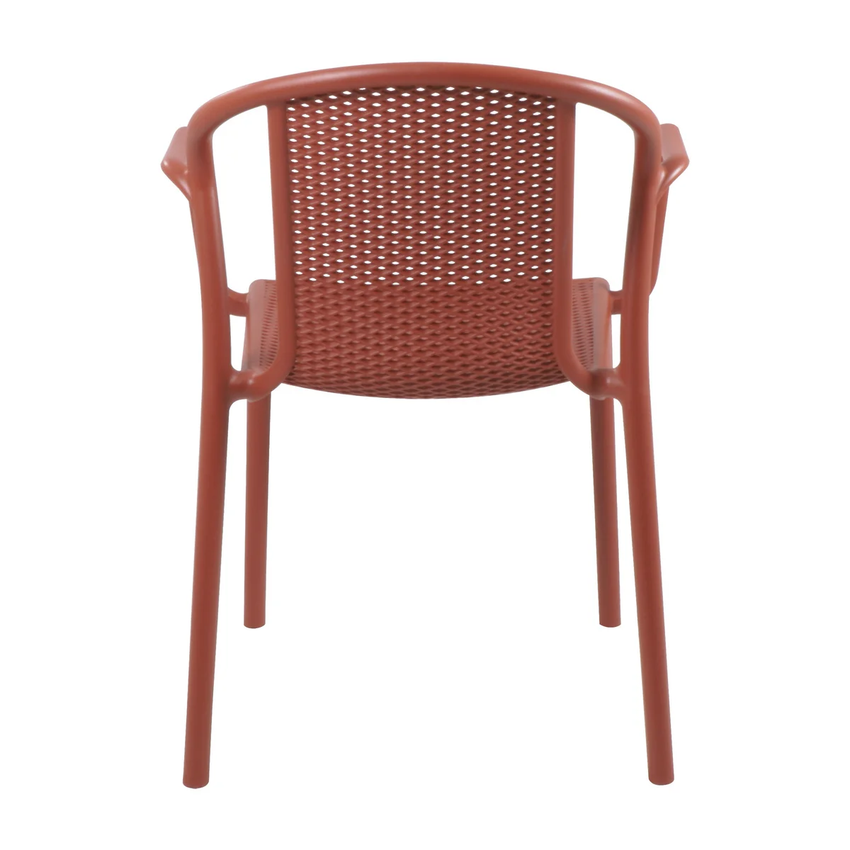 Cadeira Tramontina Summa Louise em Polipropileno Terracota com Braços