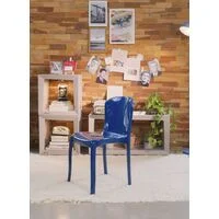 Cadeira Tramontina Summa Marina Eco em Polipropileno Oceano +Clean Azul Yale