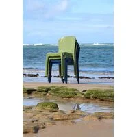 Cadeira Tramontina Summa Marina Eco em Polipropileno Oceano +Clean Azul Yale