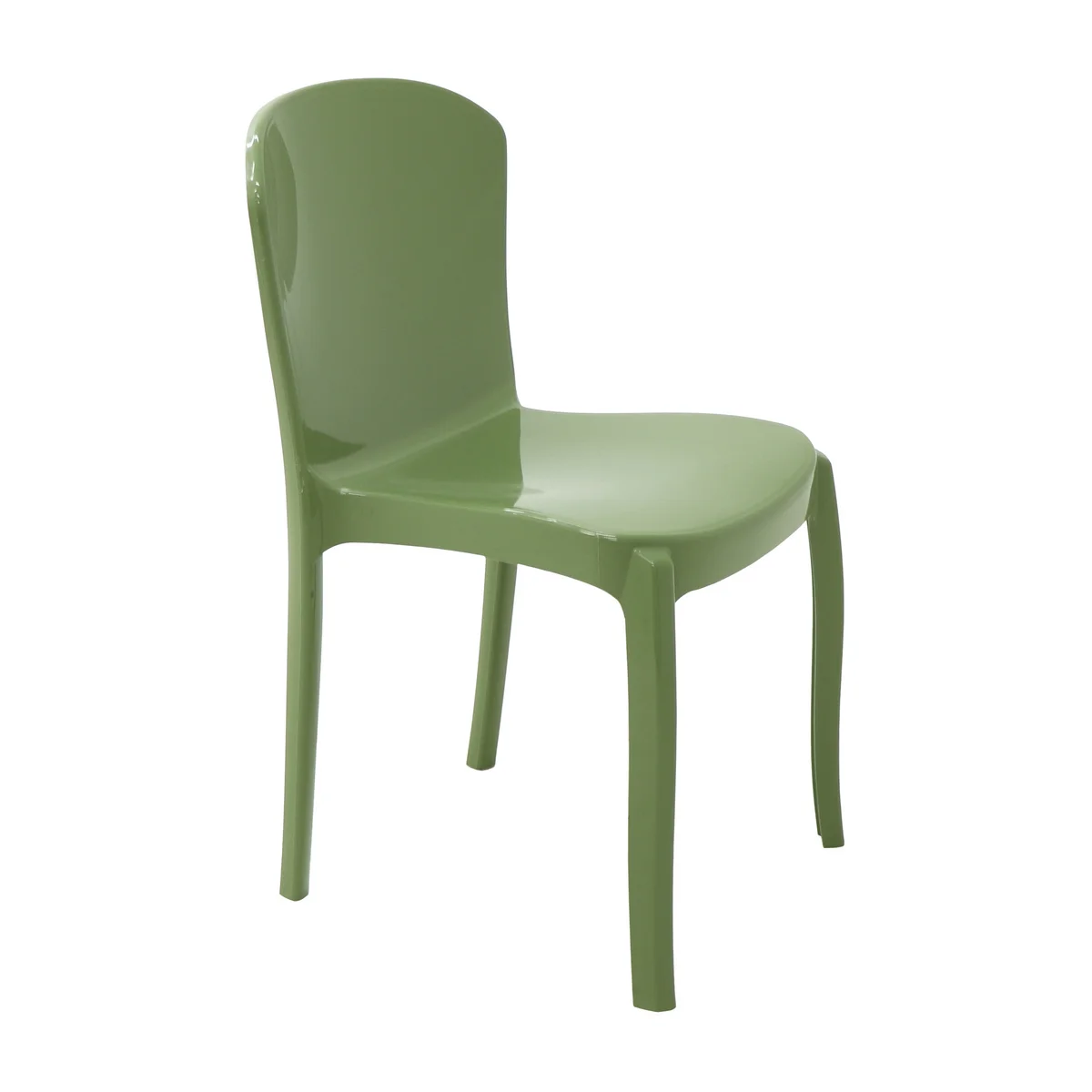 Cadeira Tramontina Summa Marina Eco em Polipropileno Oceano +Clean Verde Oliva