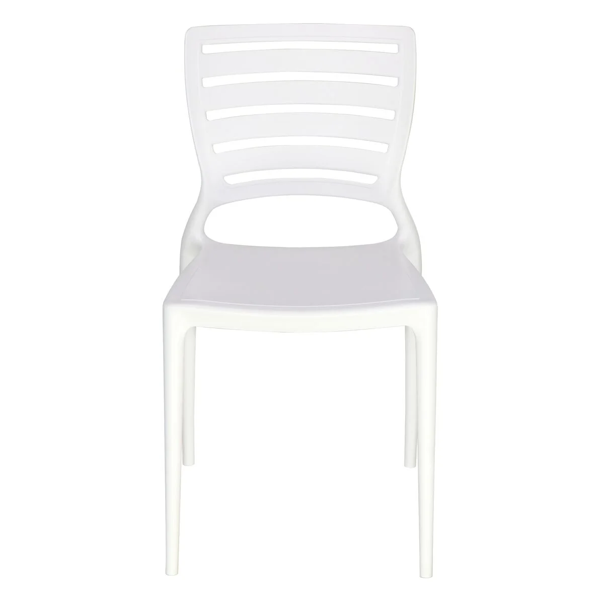 Cadeira Tramontina Summa Sofia em Polipropileno e Fibra de Vidro Branco com Encosto Horizontal