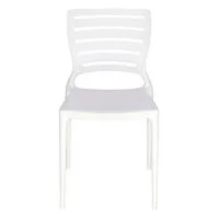 Cadeira Tramontina Summa Sofia em Polipropileno e Fibra de Vidro Branco com Encosto Horizontal