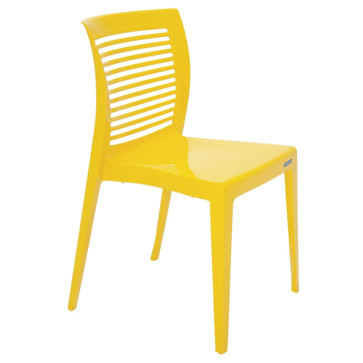 Cadeira Tramontina Summa Victória em Polipropileno Amarelo com Encosto Horizontal