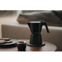 Cafeteira Expresso Italiana Tramontina em Alumínio Preto com Cabo em Nylon 320 ml