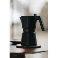 Cafeteira Expresso Italiana Tramontina em Alumínio Preto com Cabo em Nylon 320 ml