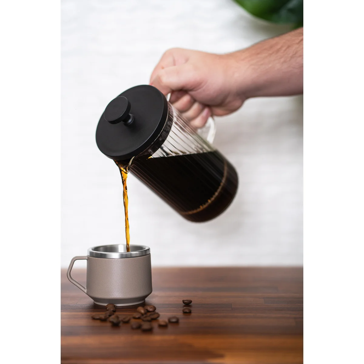 Cafeteira Francesa Tramontina em Vidro Borossilicato 600 ml