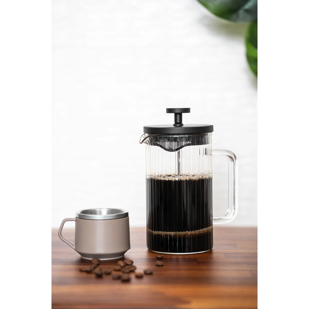 Cafeteira Francesa Tramontina em Vidro Borossilicato 600 ml