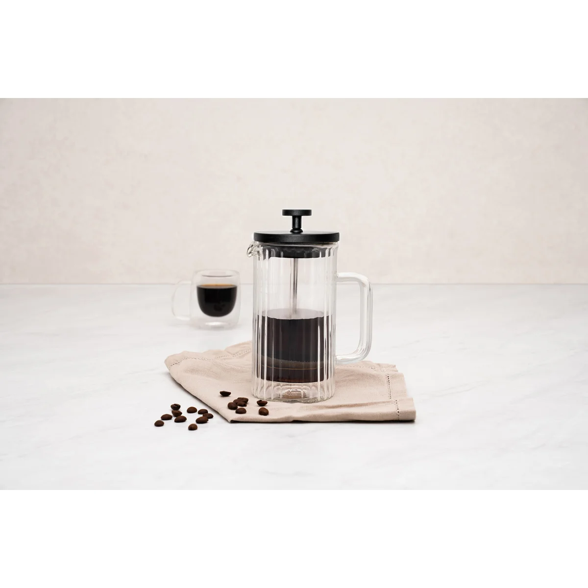 Cafeteira Francesa Tramontina em Vidro Borossilicato 600 ml
