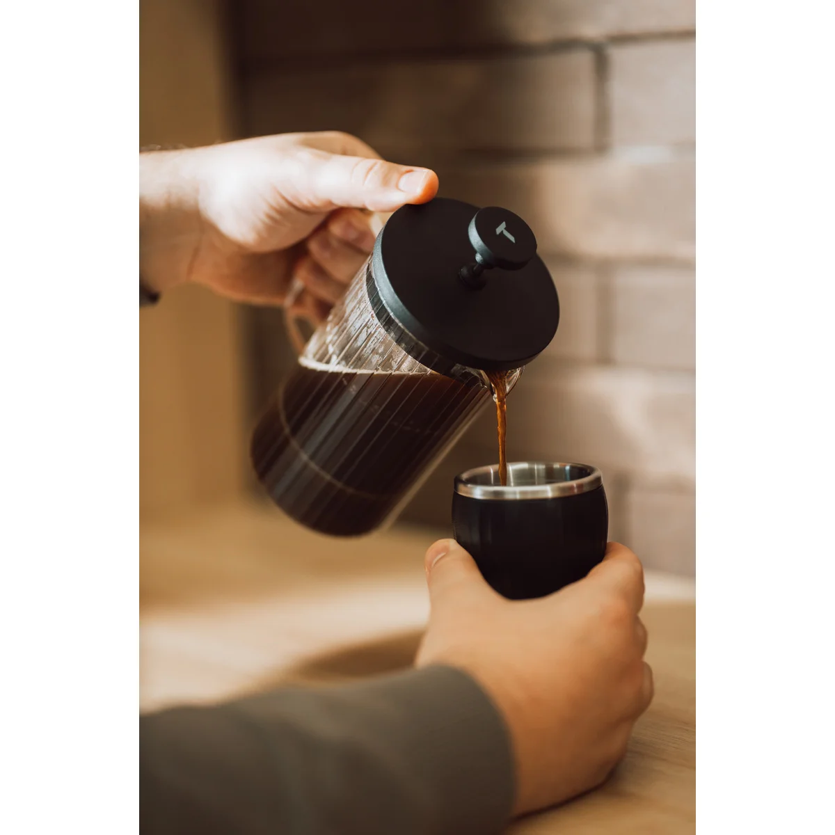 Cafeteira Francesa Tramontina em Vidro Borossilicato 600 ml