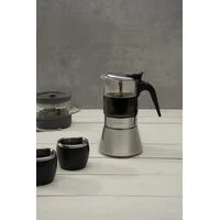 Cafeteira Italiana Tramontina em Aço Inox e Vidro Borossilicato para Espresso 300 ml