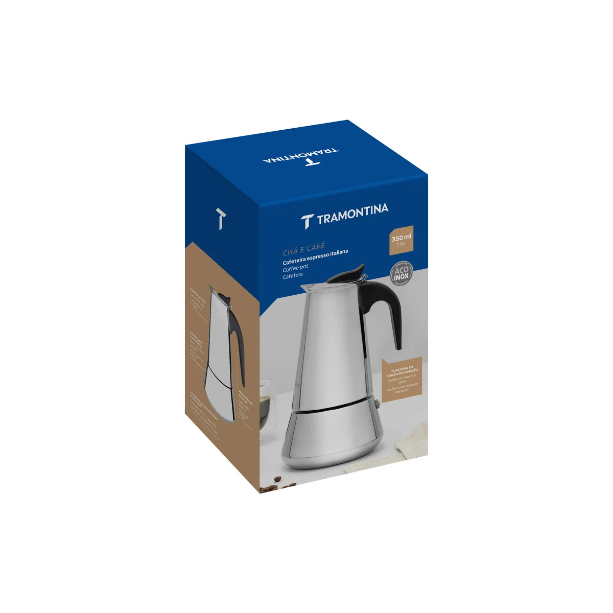 Cafeteira Italiana Tramontina para Espresso 350 ml