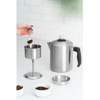 Cafeteira Percoladora Tramontina em Aço Inox com Cabo de Baquelite 2 L