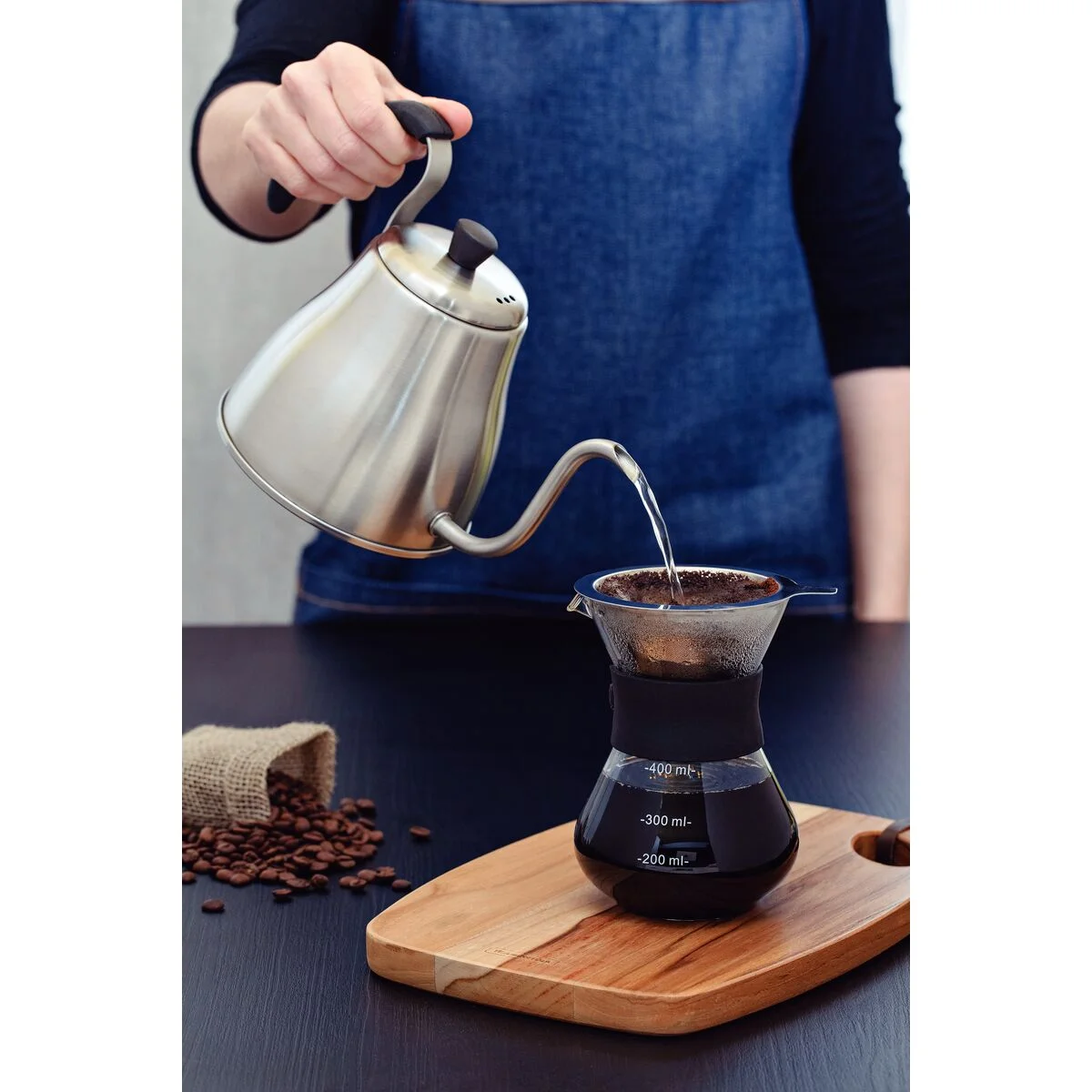 Cafeteira Tramontina com Coador de Aço Inox 0,40 L