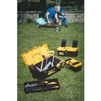 Caixa Plástica para Ferramentas 20" Tramontina MASTER com Bandeja Removível e Travas Metálicas