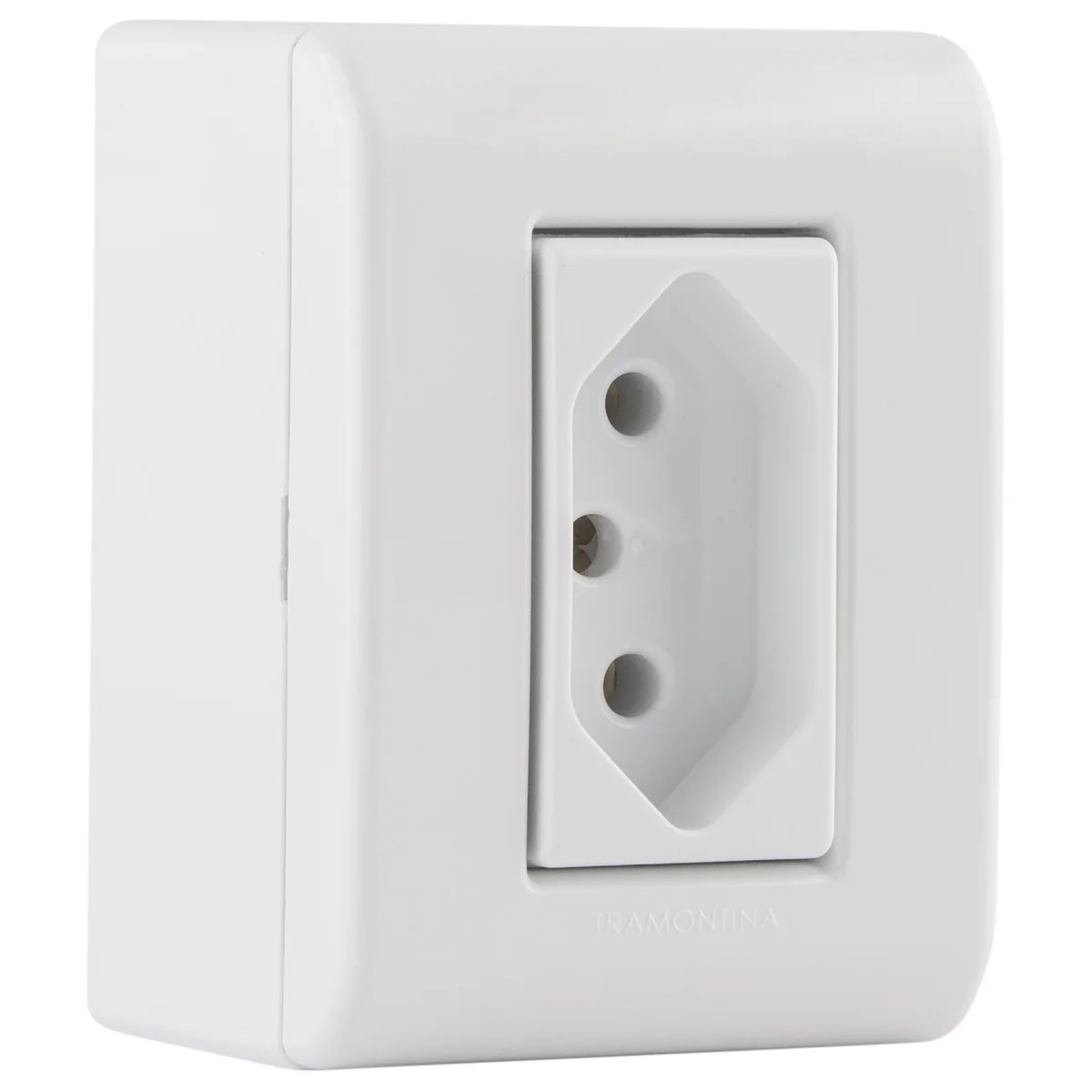 Caixa com 1 Tomada 2P+T 10A/250V Lizflex