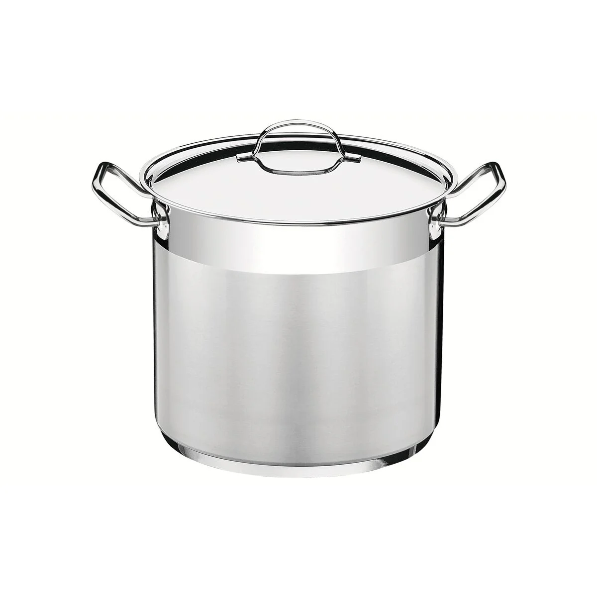 Caldeirão Tramontina Professional em Aço Inox Fundo Triplo com Tampa e Alças 28 cm 15,7 L