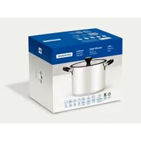 Caldeirão Tramontina Solar Silicone em Aço Inox com Fundo Triplo 20 cm 4,6 L