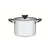 Caldeirão Tramontina Solar Silicone em Aço Inox com Fundo Triplo 20 cm 4,6 L