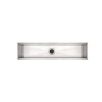 Canal Organizador em Aço Inox Tramontina para Sobrepor com Acabamento Acetinado 75x18 cm