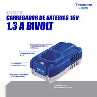 Carregador de Baterias 16V 1,3A Bivolt Tramontina by Total