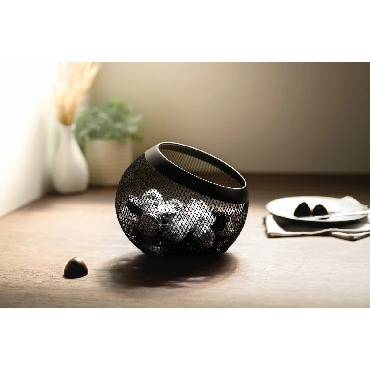 Cesto Multiúso Tramontina Luce em Aço Carbono 243x243 mm