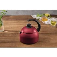 Chaleira Tramontina Paris em Alumínio com Revestimento Antiaderente Starflon Max Vermelho 1,9 L