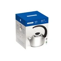 Chaleira Tramontina em Aço Inox Cabo Preto 14,5 cm 2,25 L