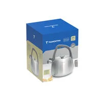 Chaleira Tramontina em Aço Inox com Apito e Cabo de Nylon 2,5 L