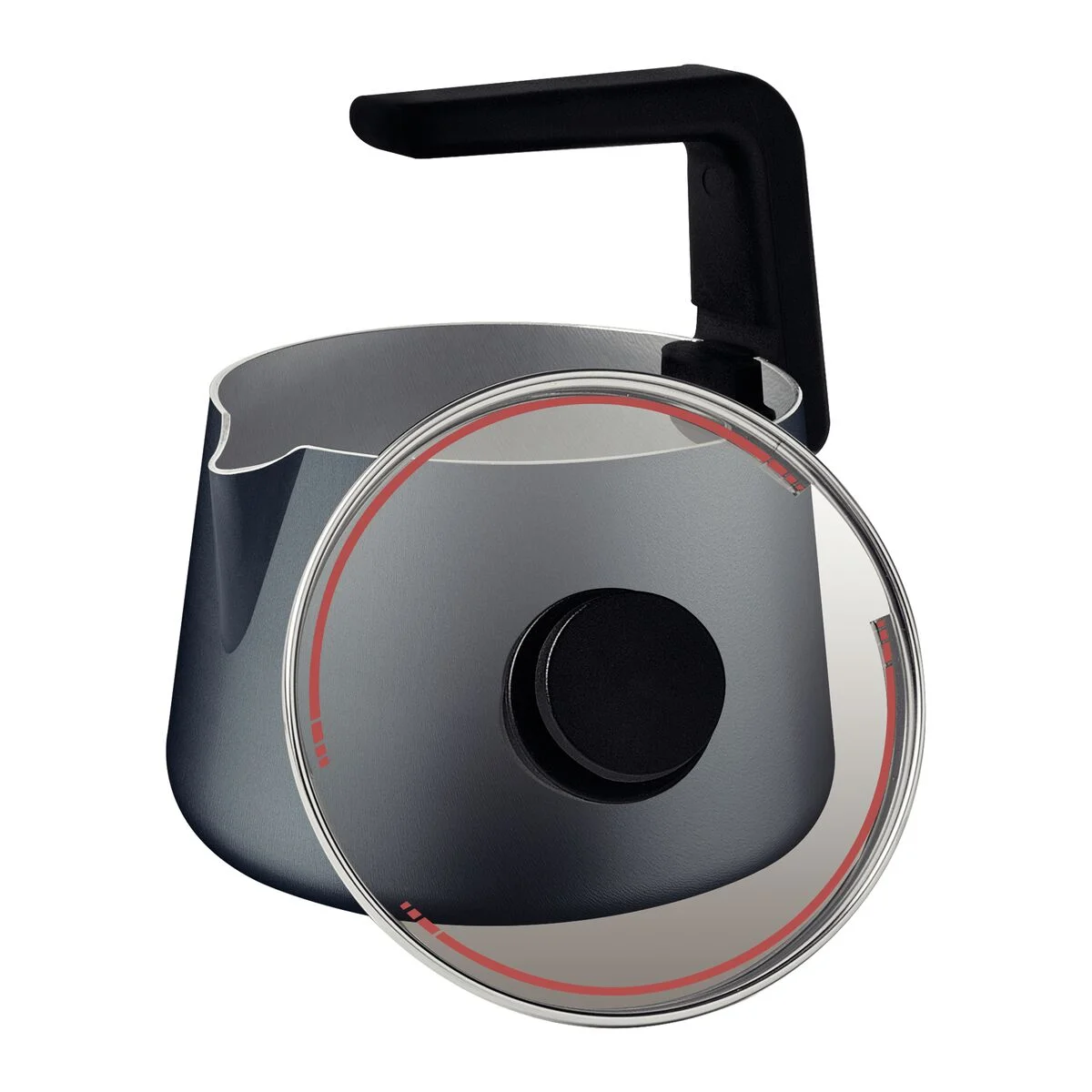 Chaleira Tramontina em Alumínio com Revestimento Interno e Externo Antiaderente Starflon Max Azul Marinho 2,3 L