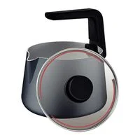 Chaleira Tramontina em Alumínio com Revestimento Interno e Externo Antiaderente Starflon Max Azul Marinho 2,3 L