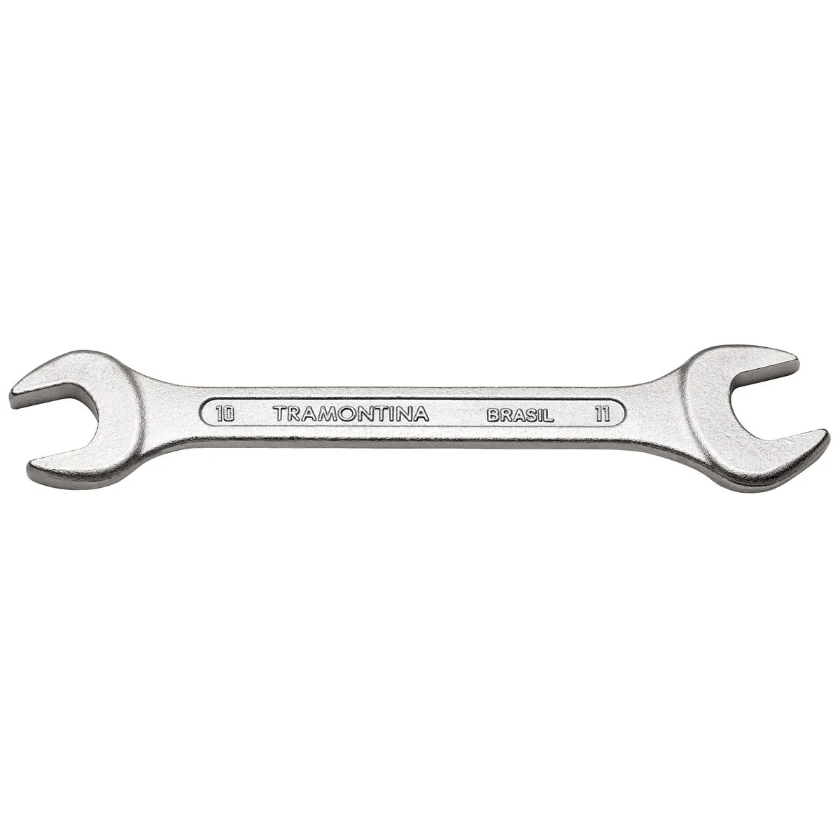 Chave Fixa 10x11 mm Tramontina Basic com Corpo em Aço Especial Cromado