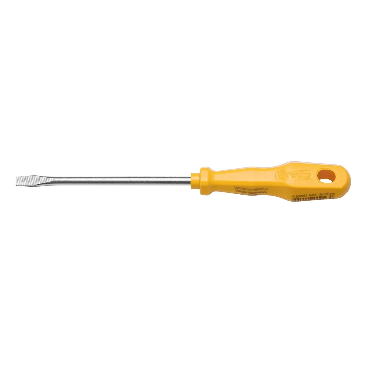 Chave de Fenda Tramontina MASTER Yellow com Ponta Chata 1/4x5"