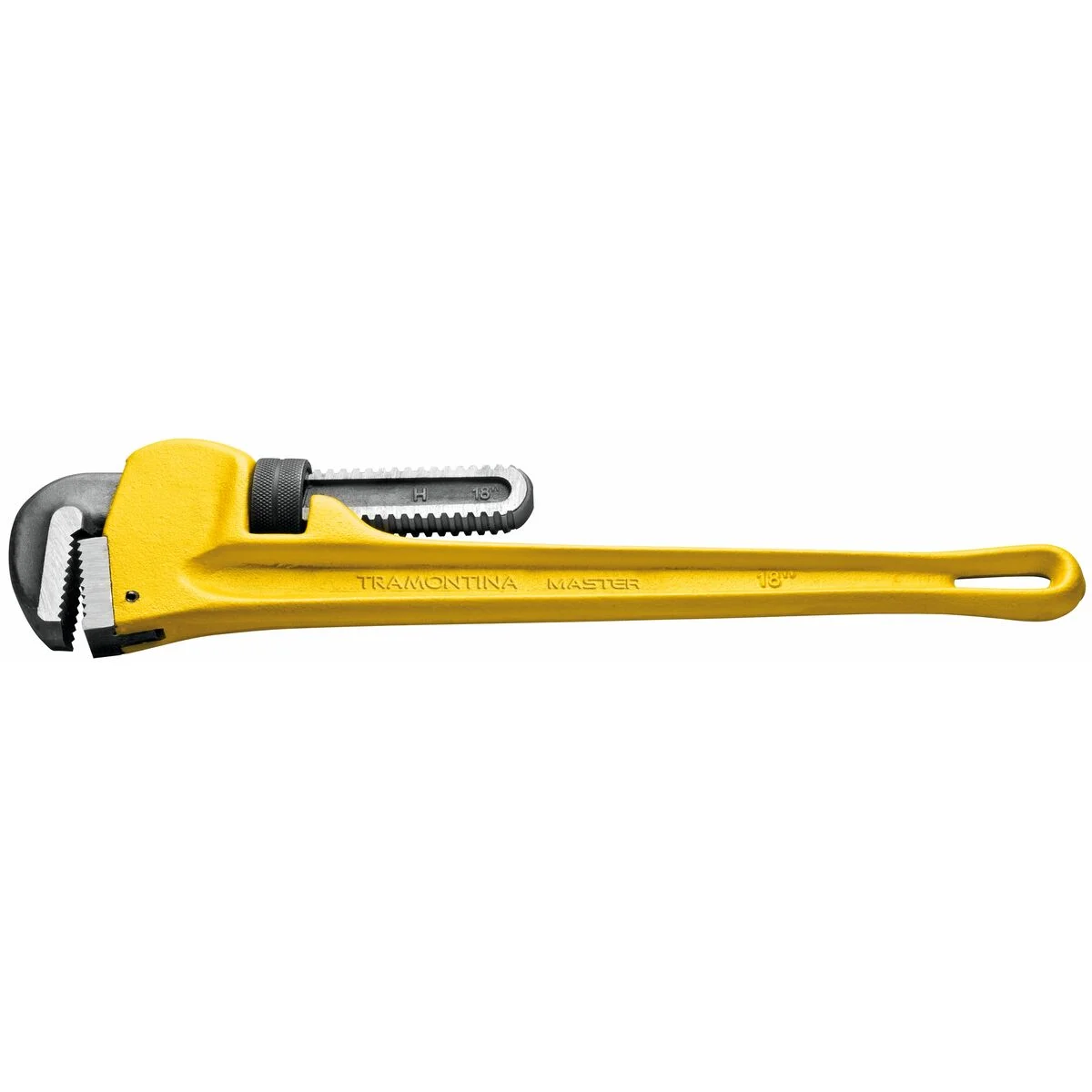 Chave para Tubos 10" Tramontina MASTER com Corpo em Ferro Fundido e Mandíbulas em Aço Alto Carbono Modelo Americano