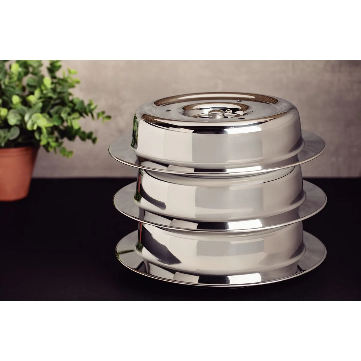 Cloche Tramontina Service em Aço Inox 28 cm