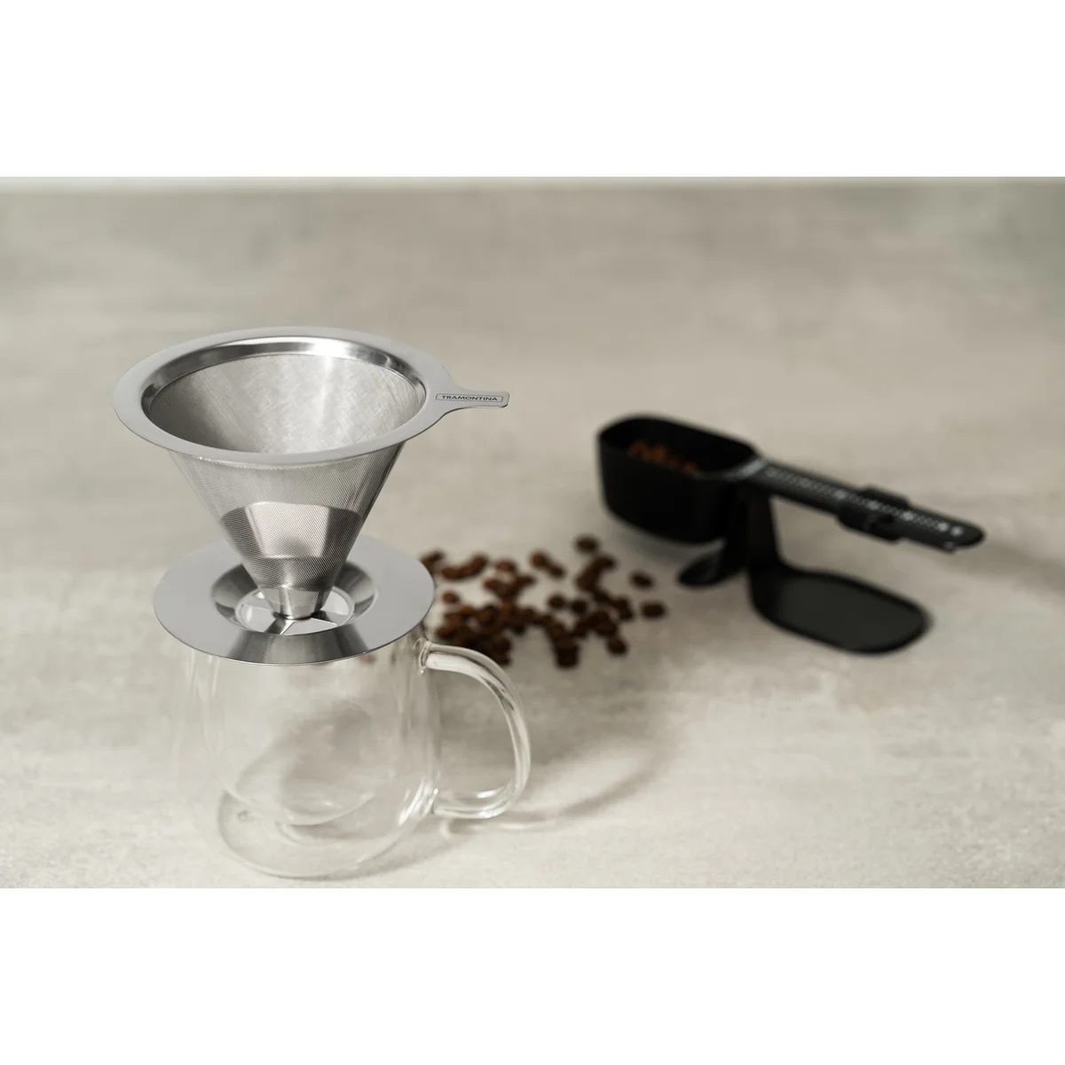 Coador de Café Tramontina em Aço Inox