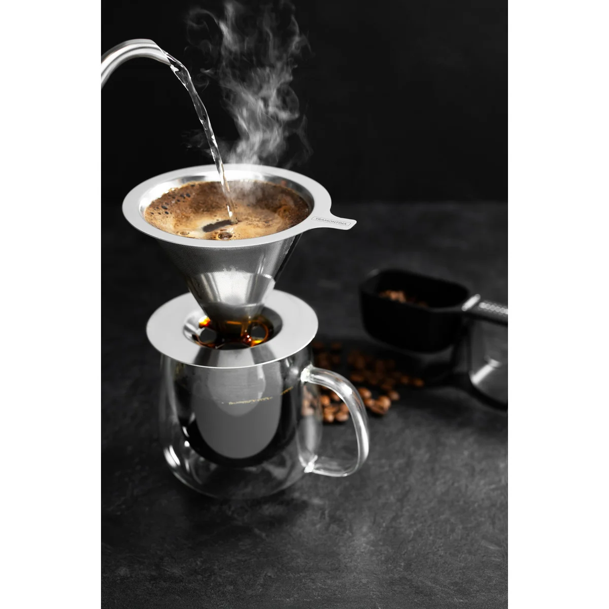 Coador de Café Tramontina em Aço Inox