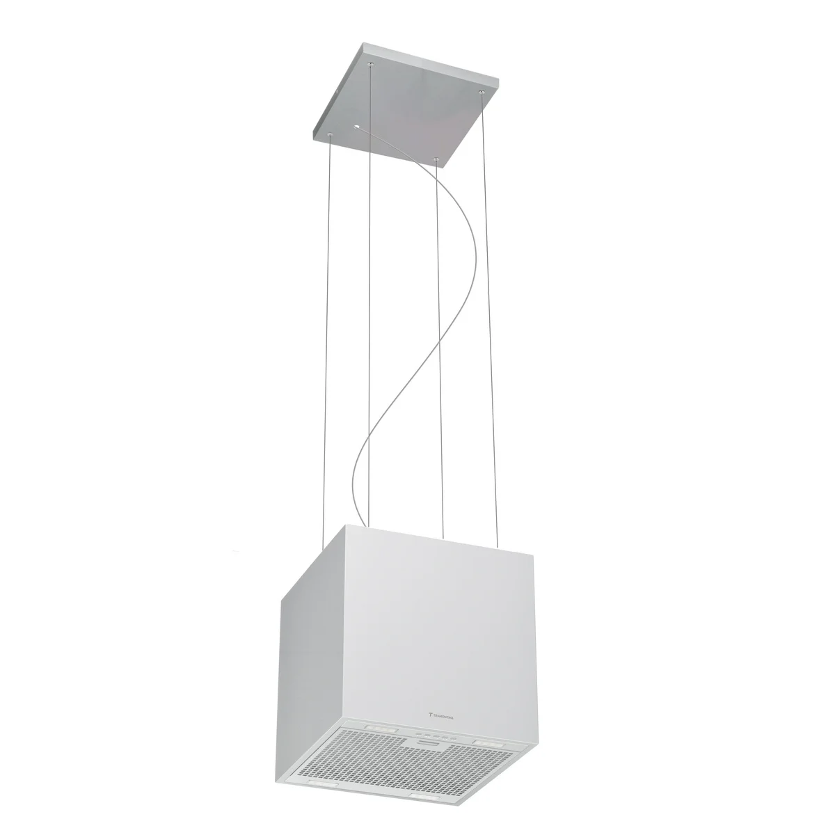 Coifa Tramontina Cube Isla 40 Silent T smart 220 V em Aço Inox com Acabamento Acetinado