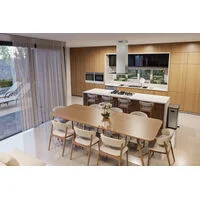 Coifa de Ilha Tramontina Slim Isla 90 em Aço Inox com Acabamento Acetinado 90 cm