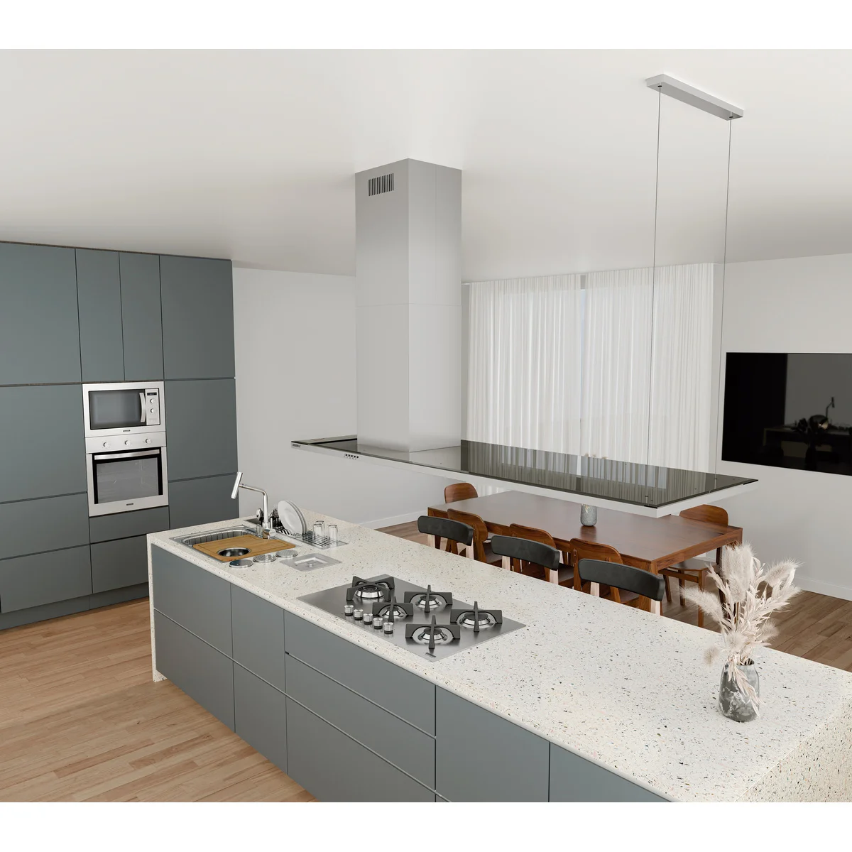 Coifa de Ilha Tramontina Slim Isla T smart 180 D Split