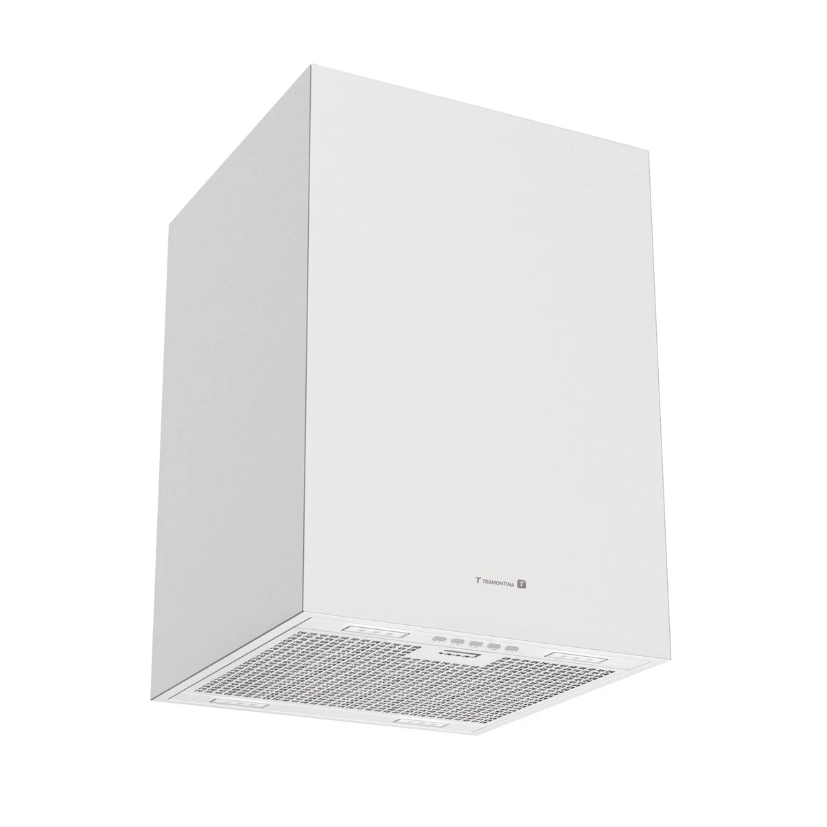Coifa de Ilha Tramontina Square Isla 40 Silent em Aço Inox com Acabamento Acetinado e Revestimento Acústico 220V