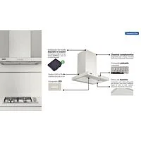 Coifa de Parede Tramontina New Dritta Wall 60 em Aço Inox 60 cm 220 V