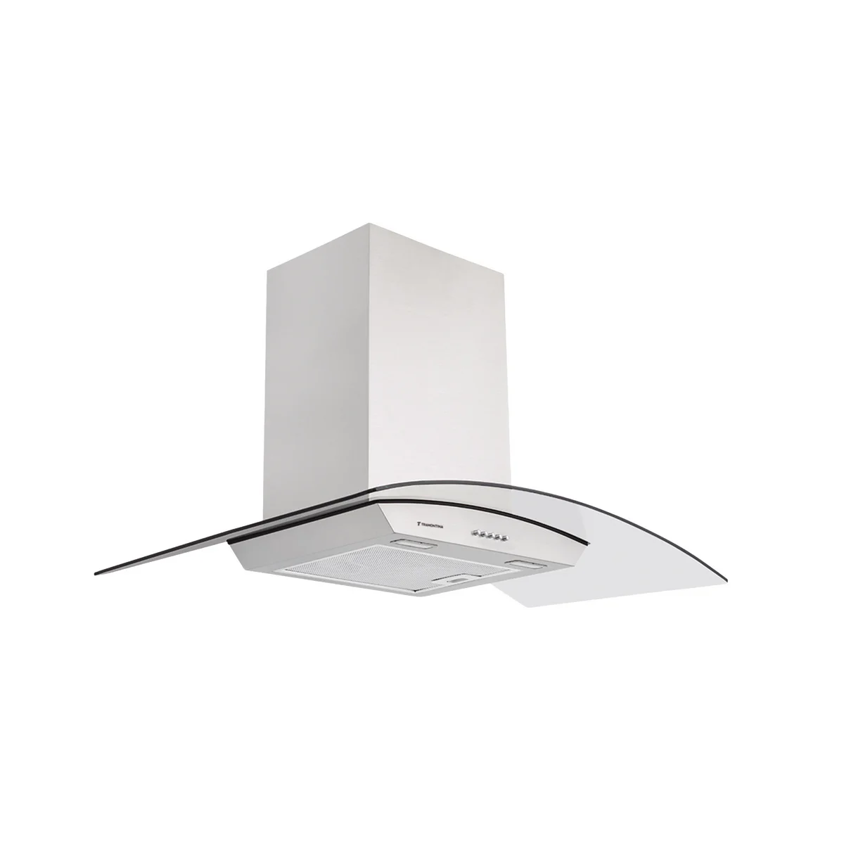 Coifa de Parede Tramontina New Vetro Wall 90 em Aço Inox e Vidro Temperado 220 V