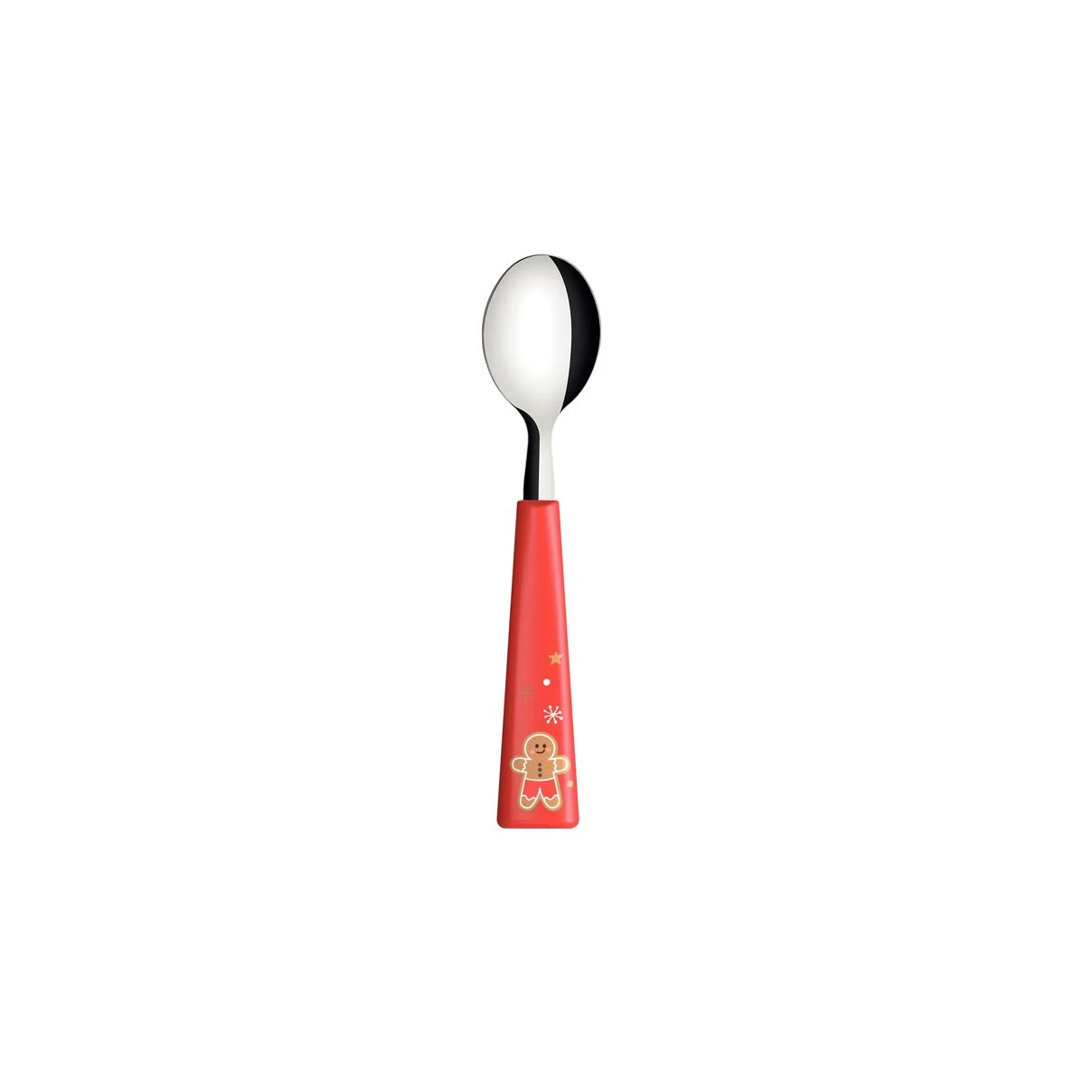 Colher Infantil Tramontina Casa Natal com Lâmina de Aço Inox e Cabo de Polipropileno Vermelho