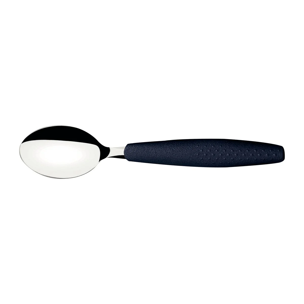 Colher de Mesa Inclusivo Tramontina ForAll com Lâmina em Aço Inox e Cabo em Polipropileno Cinza