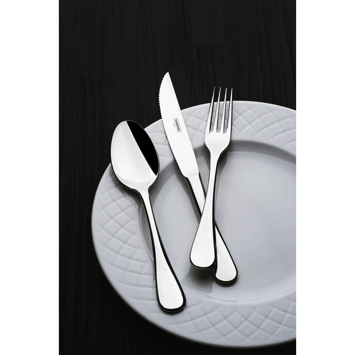 Colher de Mesa Tramontina Classic em Aço Inox com Acabamento Alto Brilho