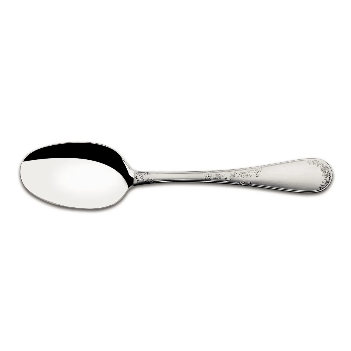 Colher para Arroz Tramontina Renascença em Aço Inox com Acabamento Brilho e Fosco